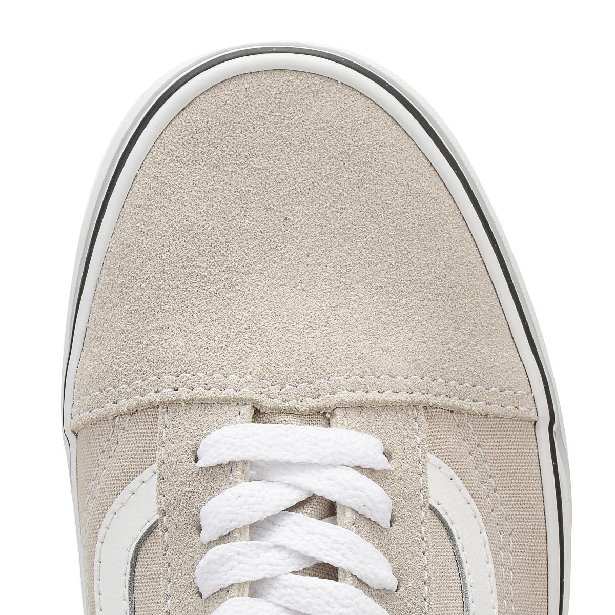 vans silver lining true white