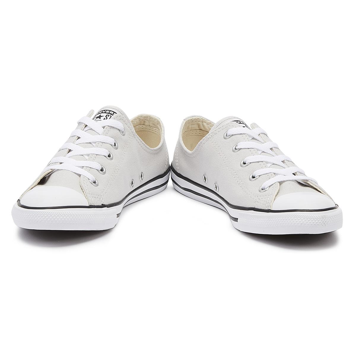 Converse Chuck Taylor All Star Dainty Womens Mouse Grey Ox Trainers in ...
