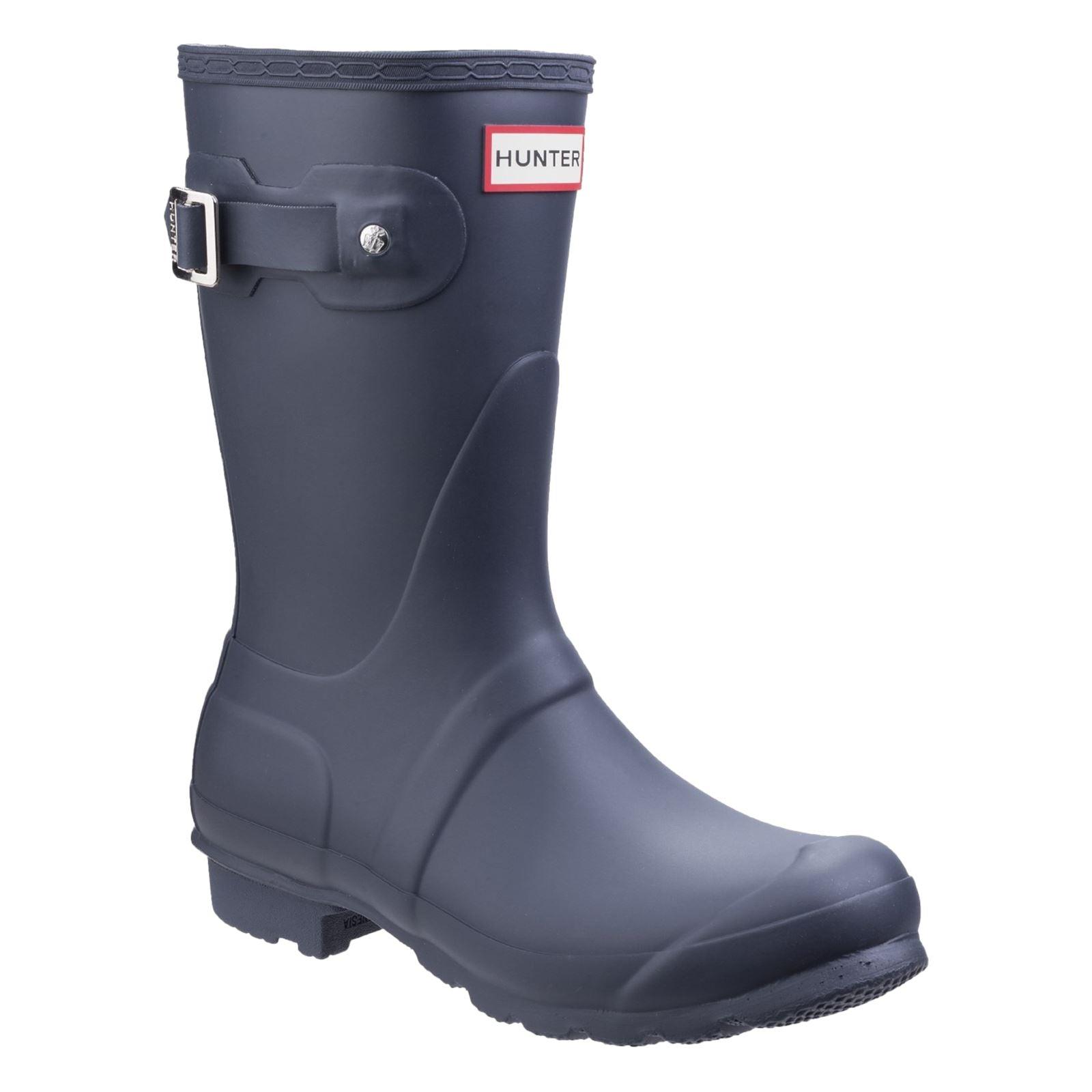 Outlet Botas De Agua Hunter Original Bajas Para Mujer Azul