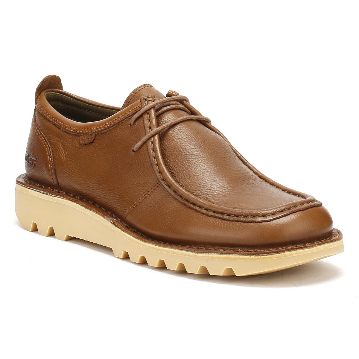 Kickers Mens Mid Brown Leather Kick Wallb Shoes for Men - Lyst