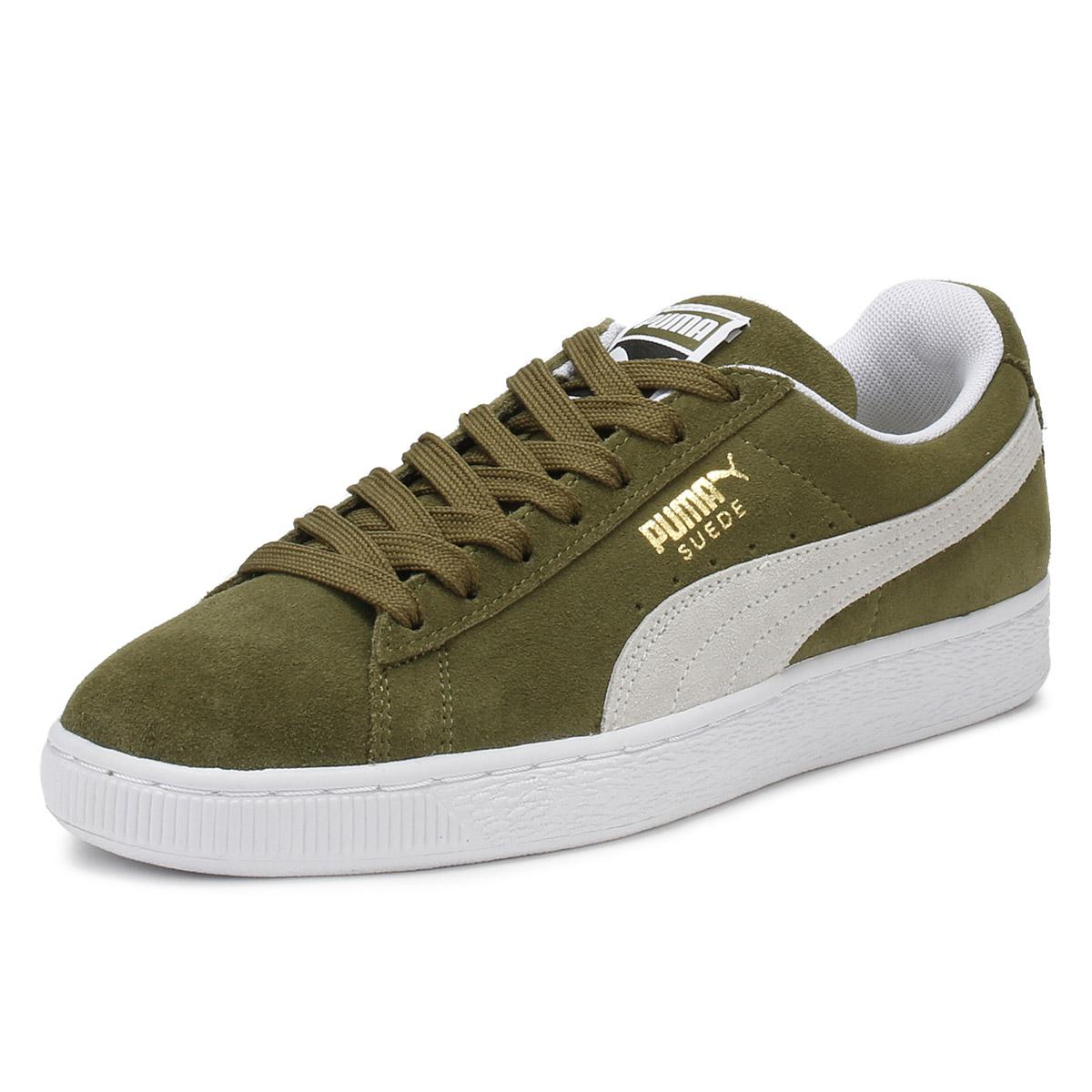 PUMA Suede Classic Trainers in Olive (Green) - Lyst