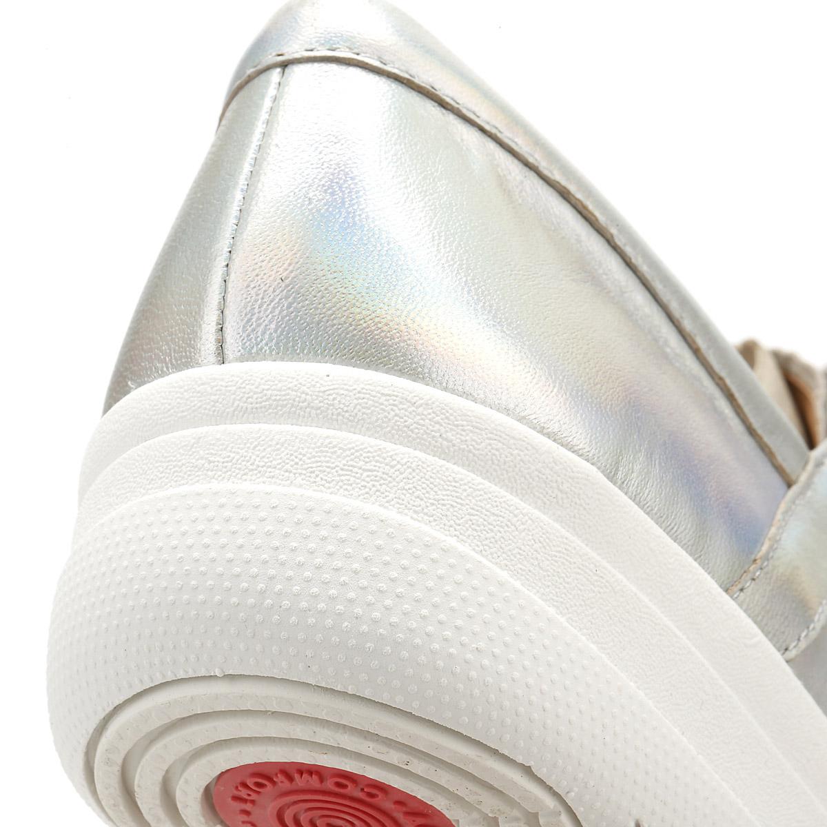 fitflop silver trainers