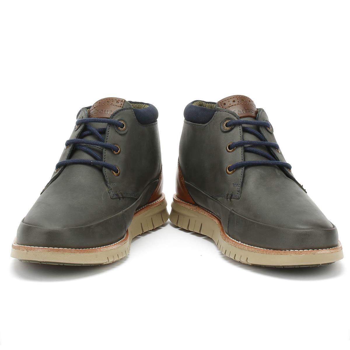 Barbour Leather Nelson Boots Navy Blue for Men | Lyst UK