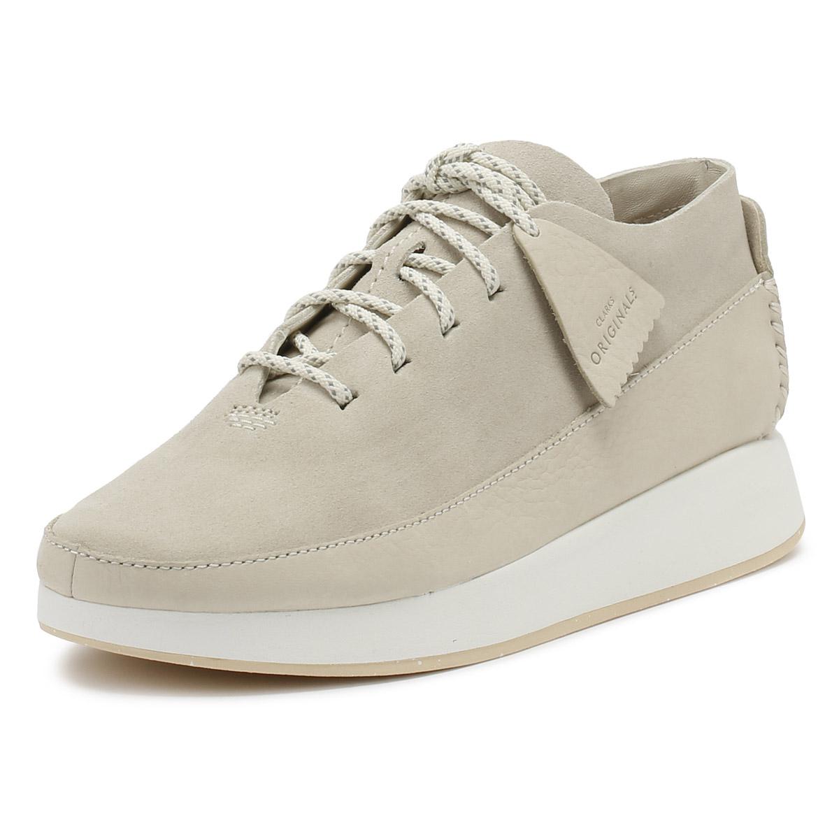 Clarks Leather Mens Off White Kiowa Sport Trainers for - Lyst