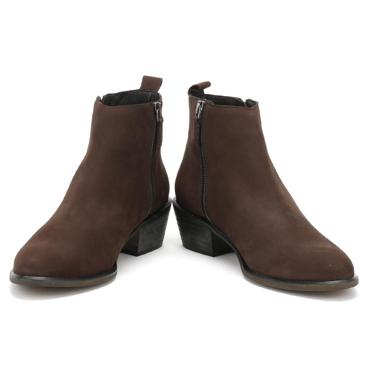 Shuraba Afbrudt Vask Vinduer Dark Brown Chelsea Boots Womens Fremragende Barn Doktor I Filosofi