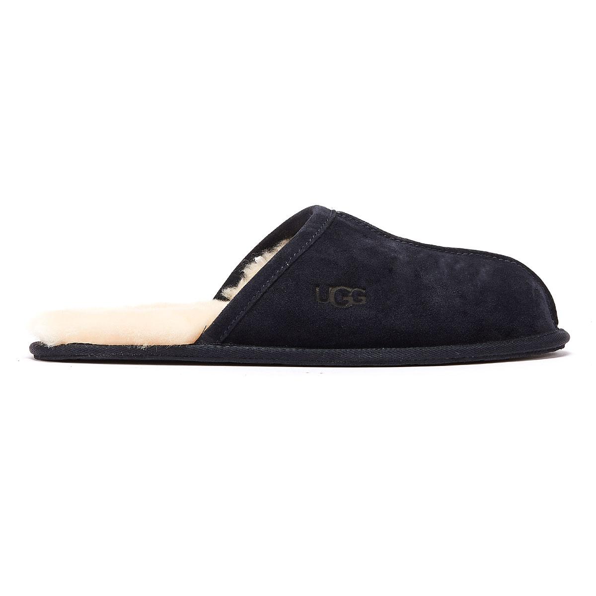 UGG Suede UGG Scuff Mens Navy Slippers in Blue for Men - Lyst