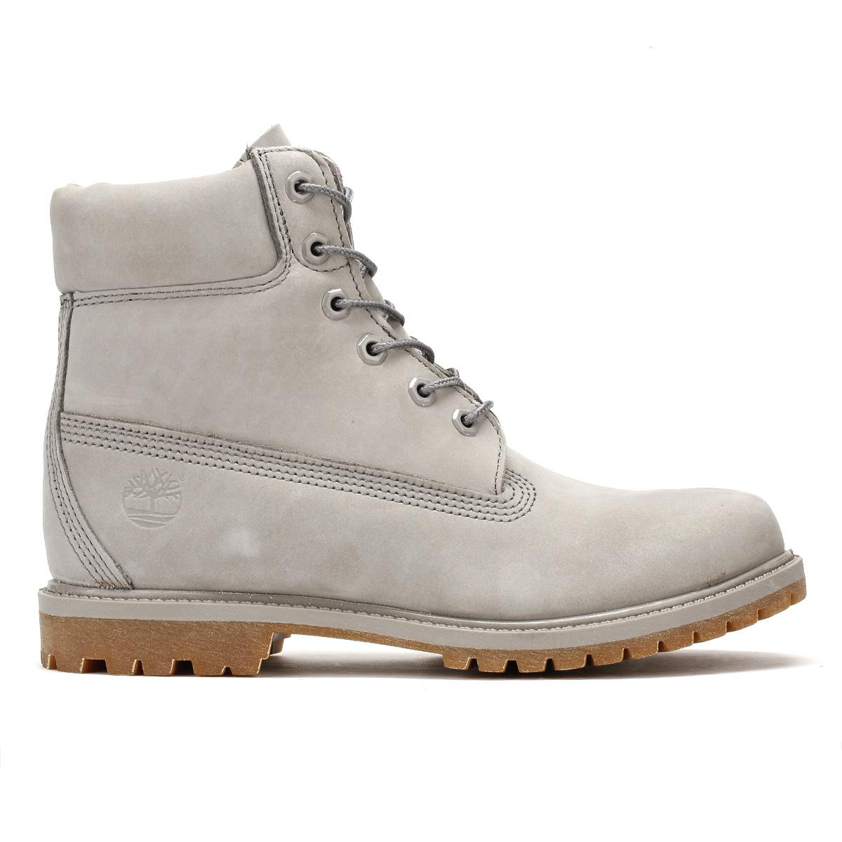 Timberland Rubber Womens Steple Grey Waterbuck 6 Inch Premium Boots in ...
