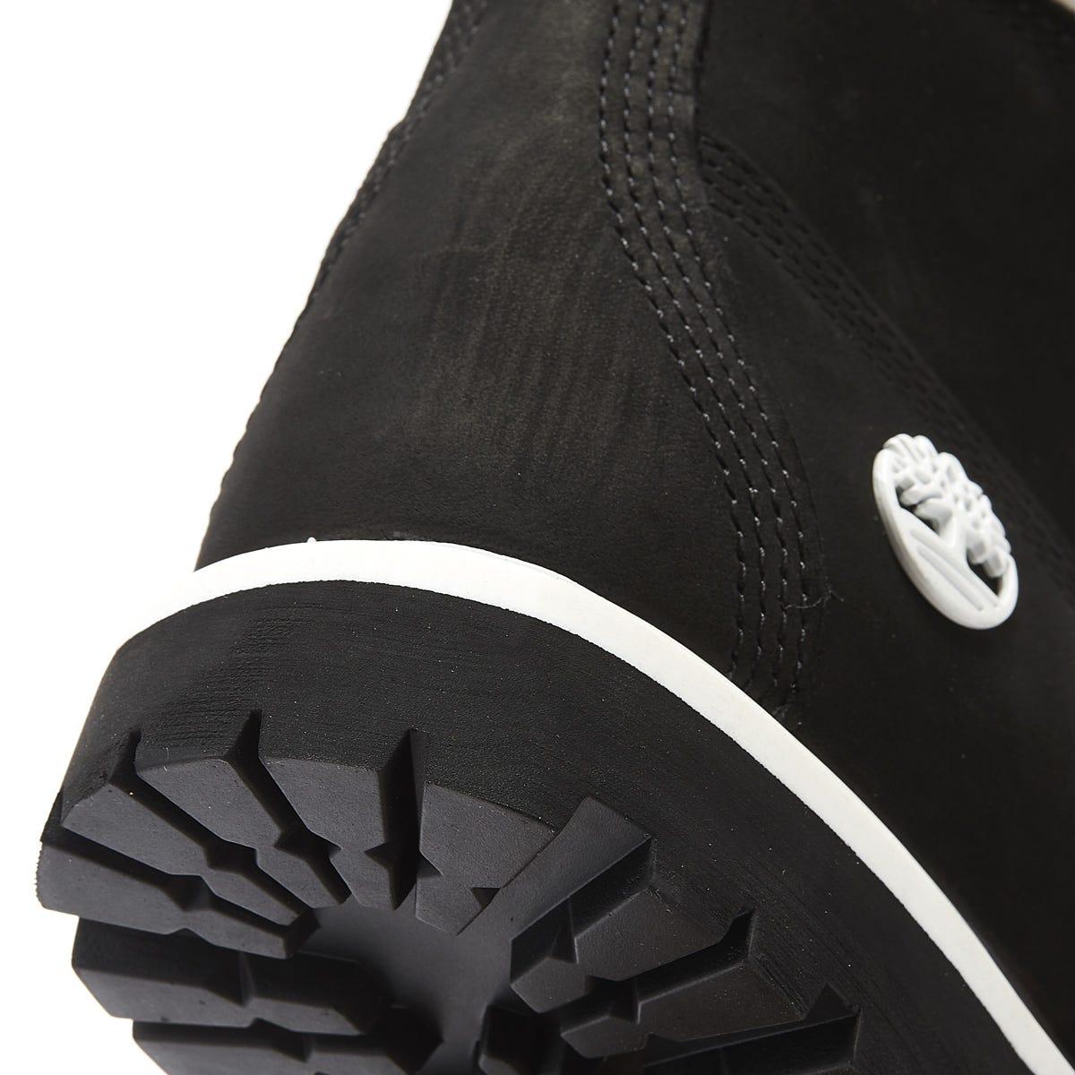 6 inch logo collar boot for women in black