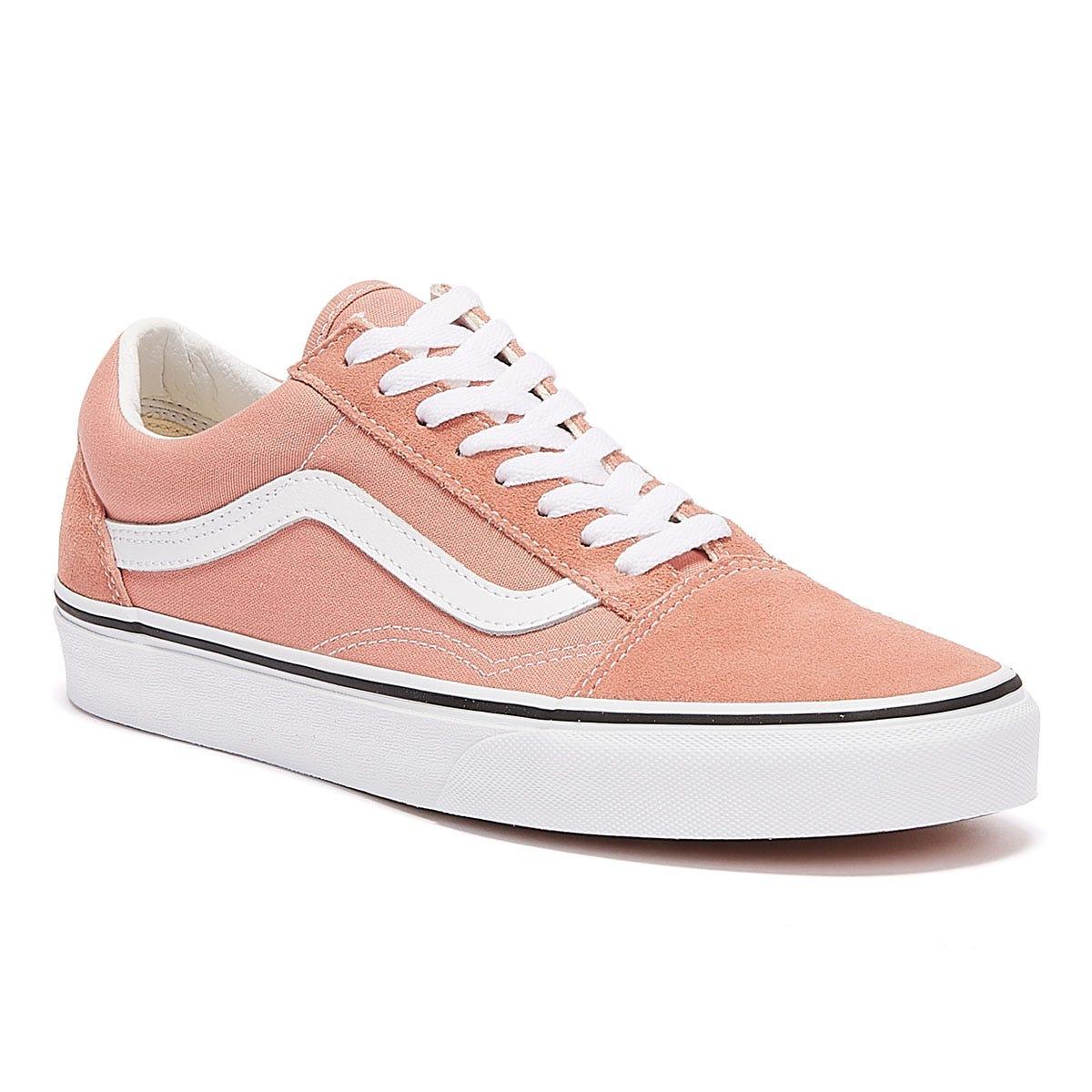 vans old skool pink suede sneaker