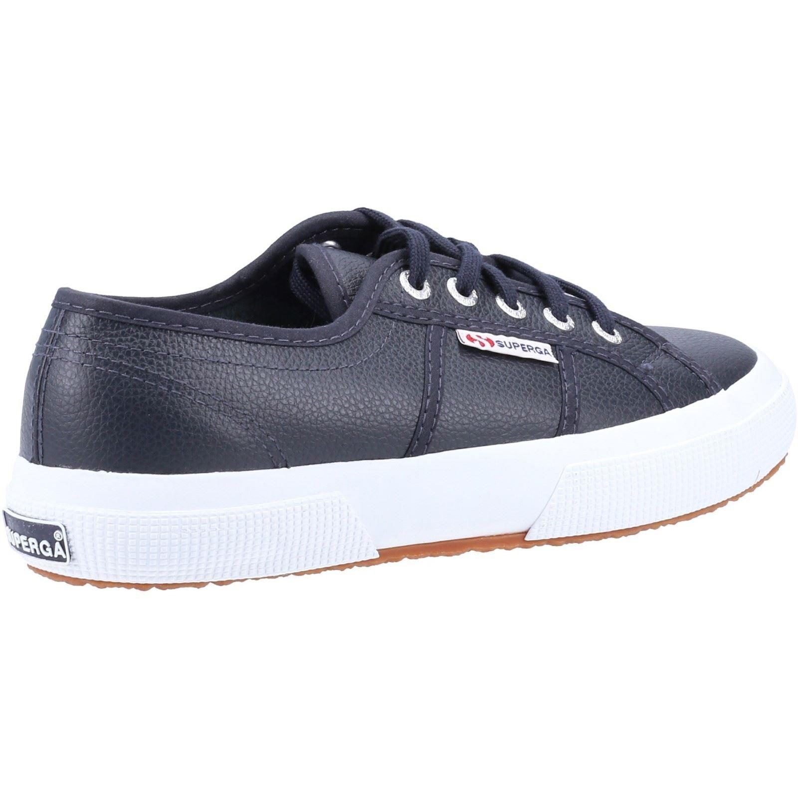 Superga 2750 Leather Men s Navy Trainers in Blue for Men Lyst UK