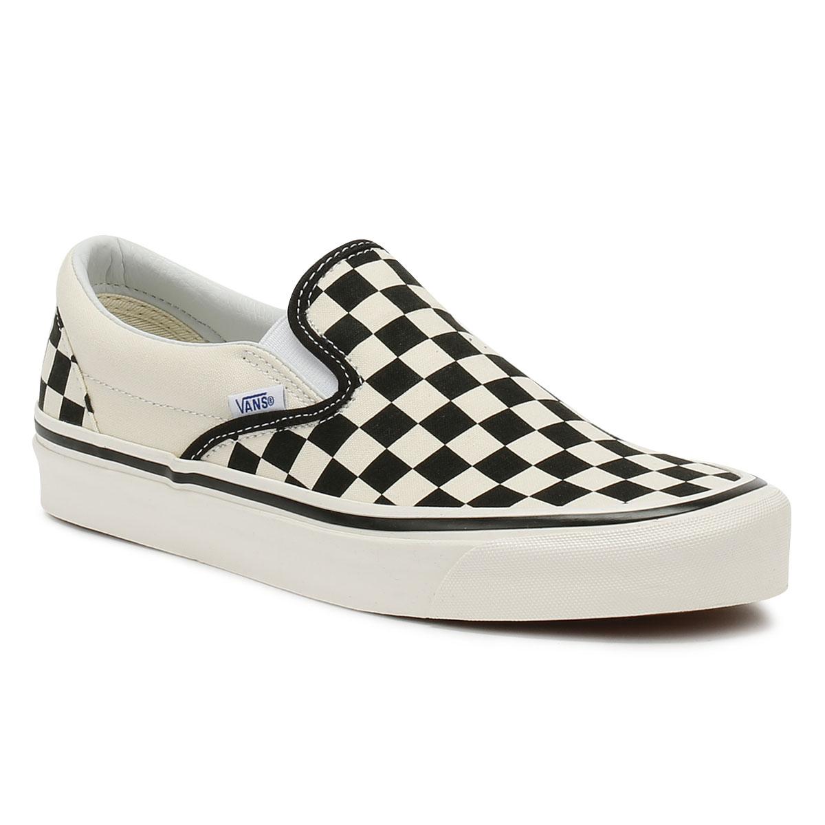 Vans Rubber Anaheim Factory Slip-on 98 Dx Black Checkerboard Trainers ...