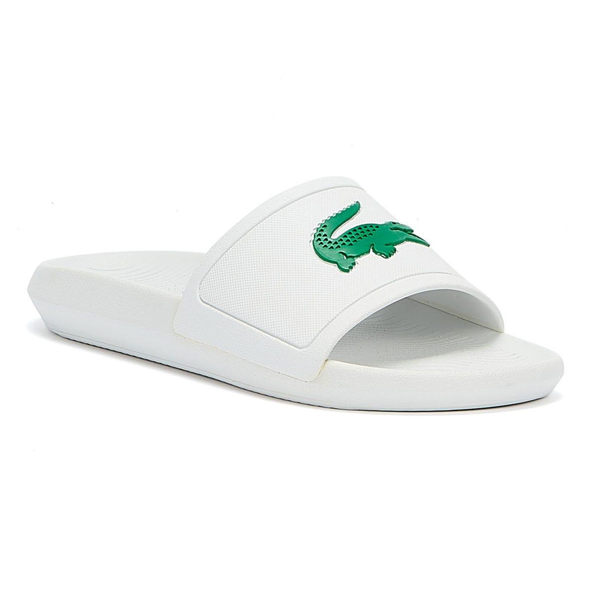 lacoste croco slide