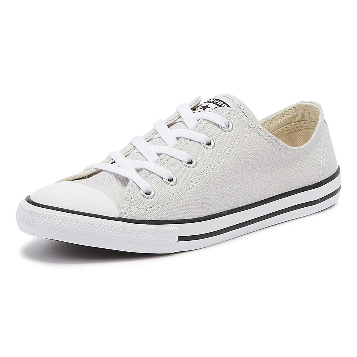 converse dainty ox grey