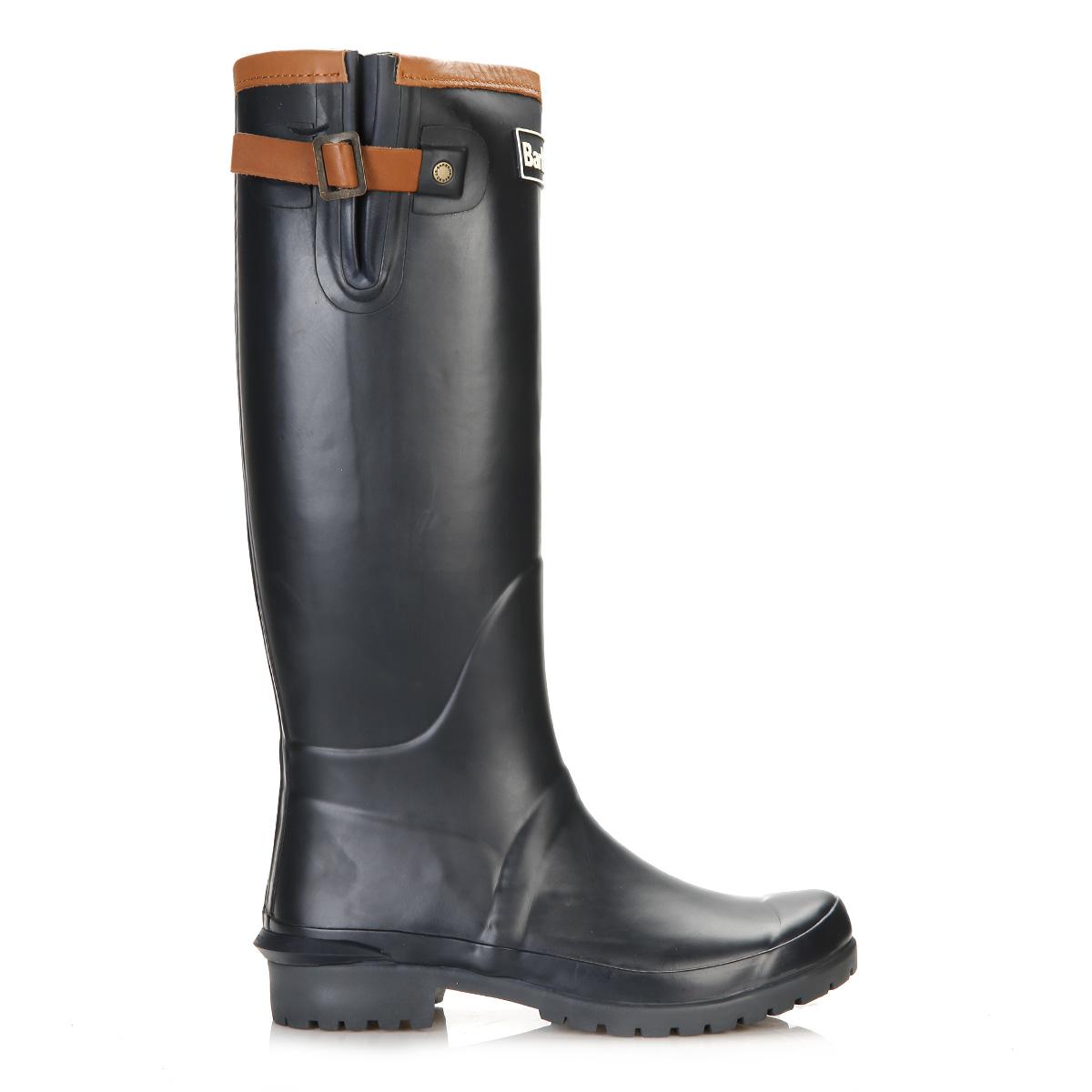 barbour blyth wellies navy
