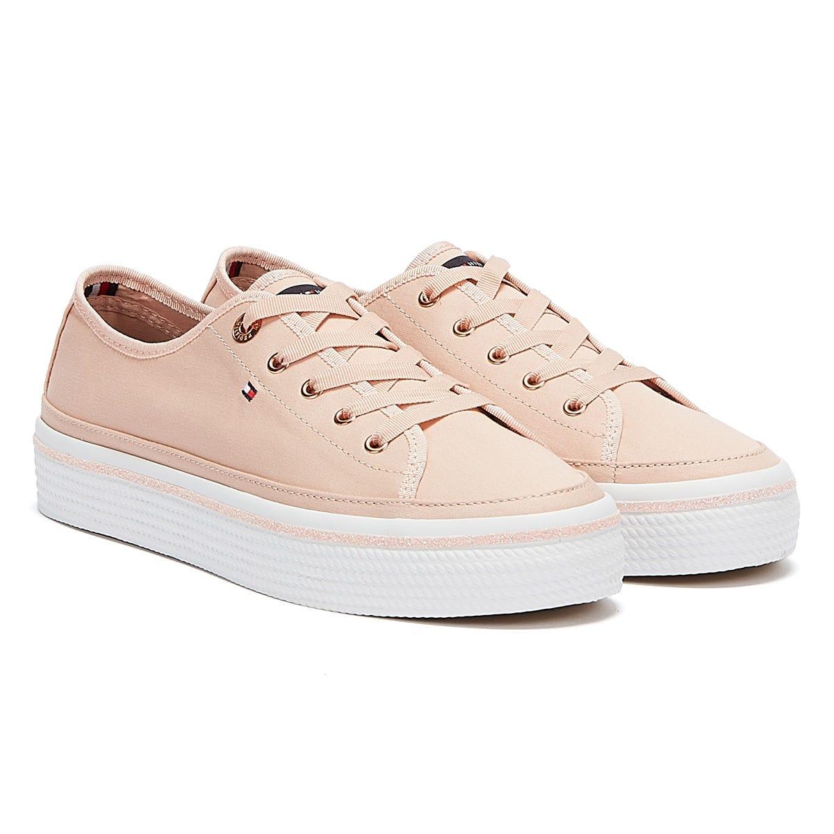 Pink Hilfiger Sneaker Glitzer Tommy Hilfiger Glitter Flatform