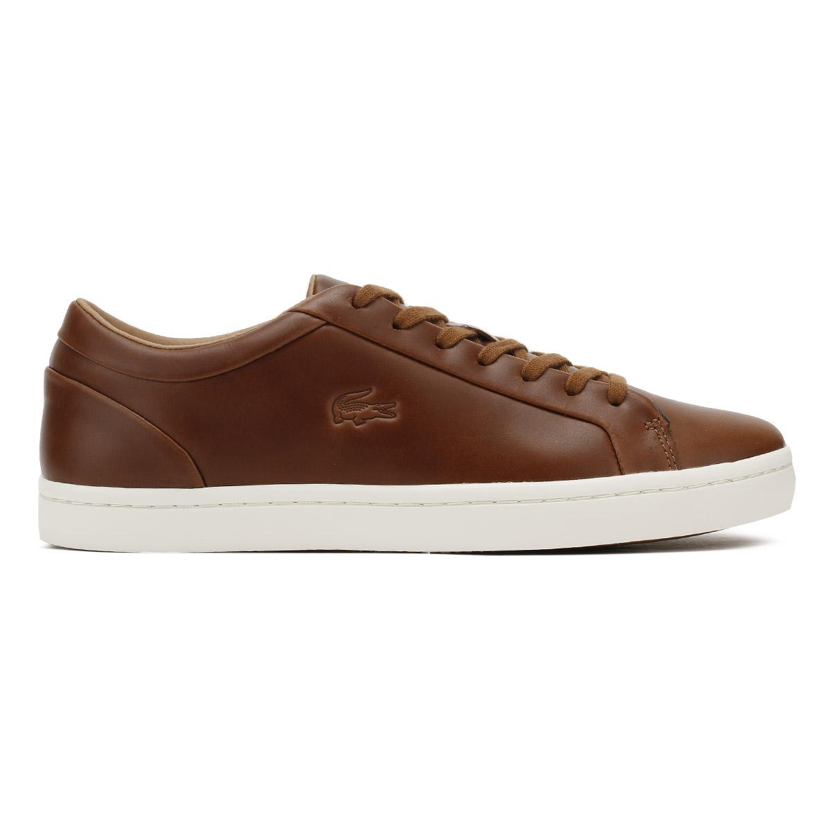 lacoste straightset brown
