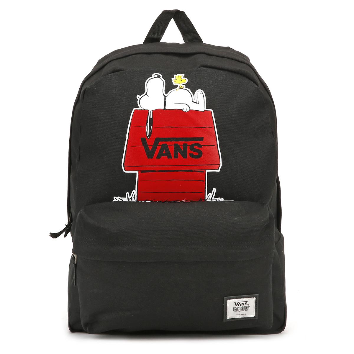 Vans Peanuts Black Realm Backpack for Men | Lyst UK