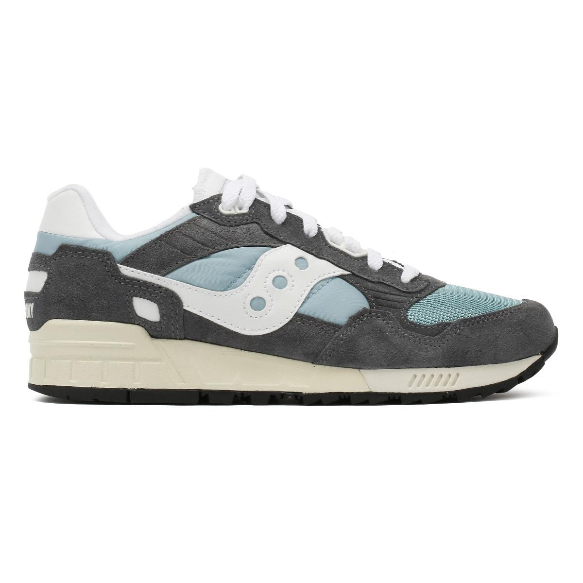 saucony shadow 5000 grey and blue trainers