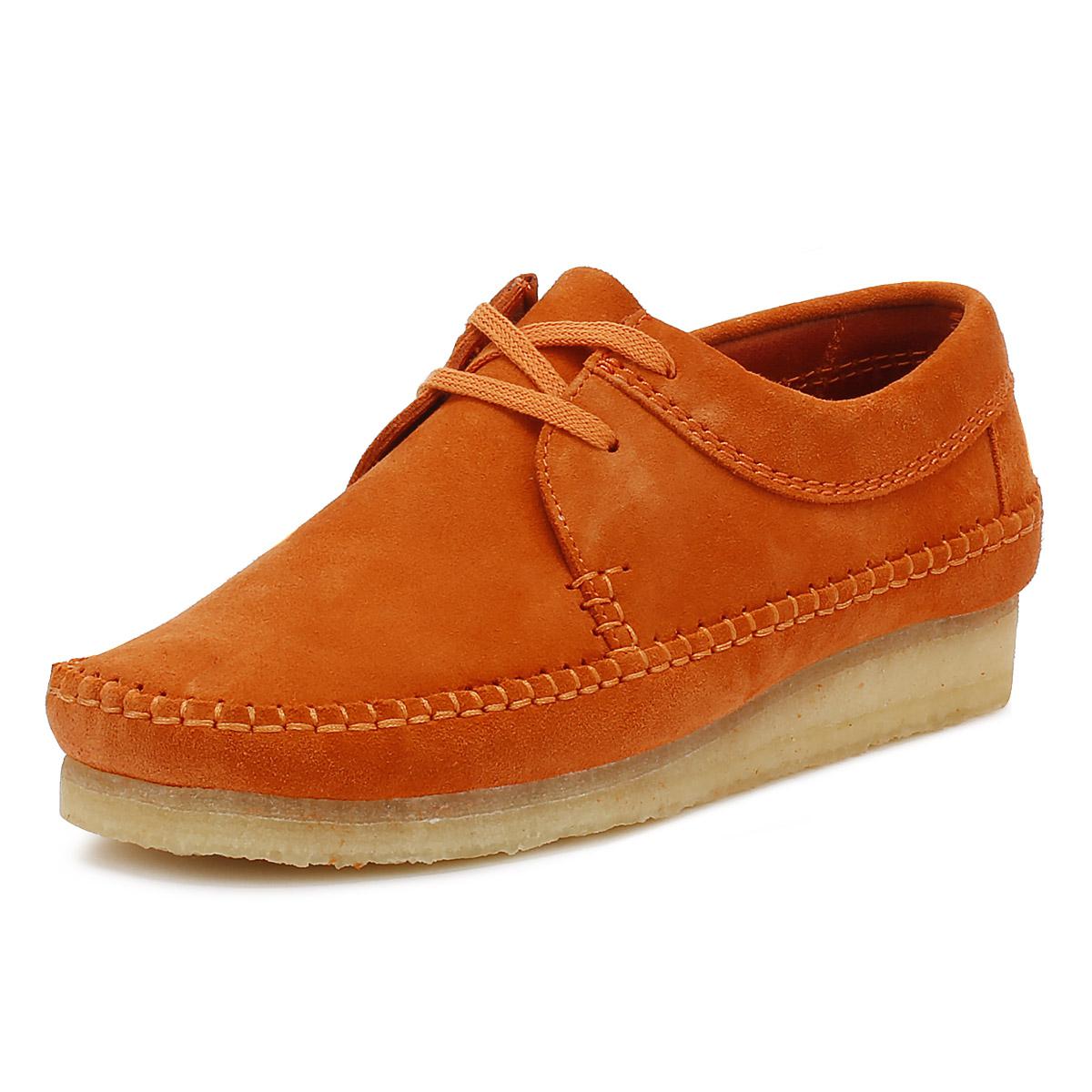 clarks weaver orange