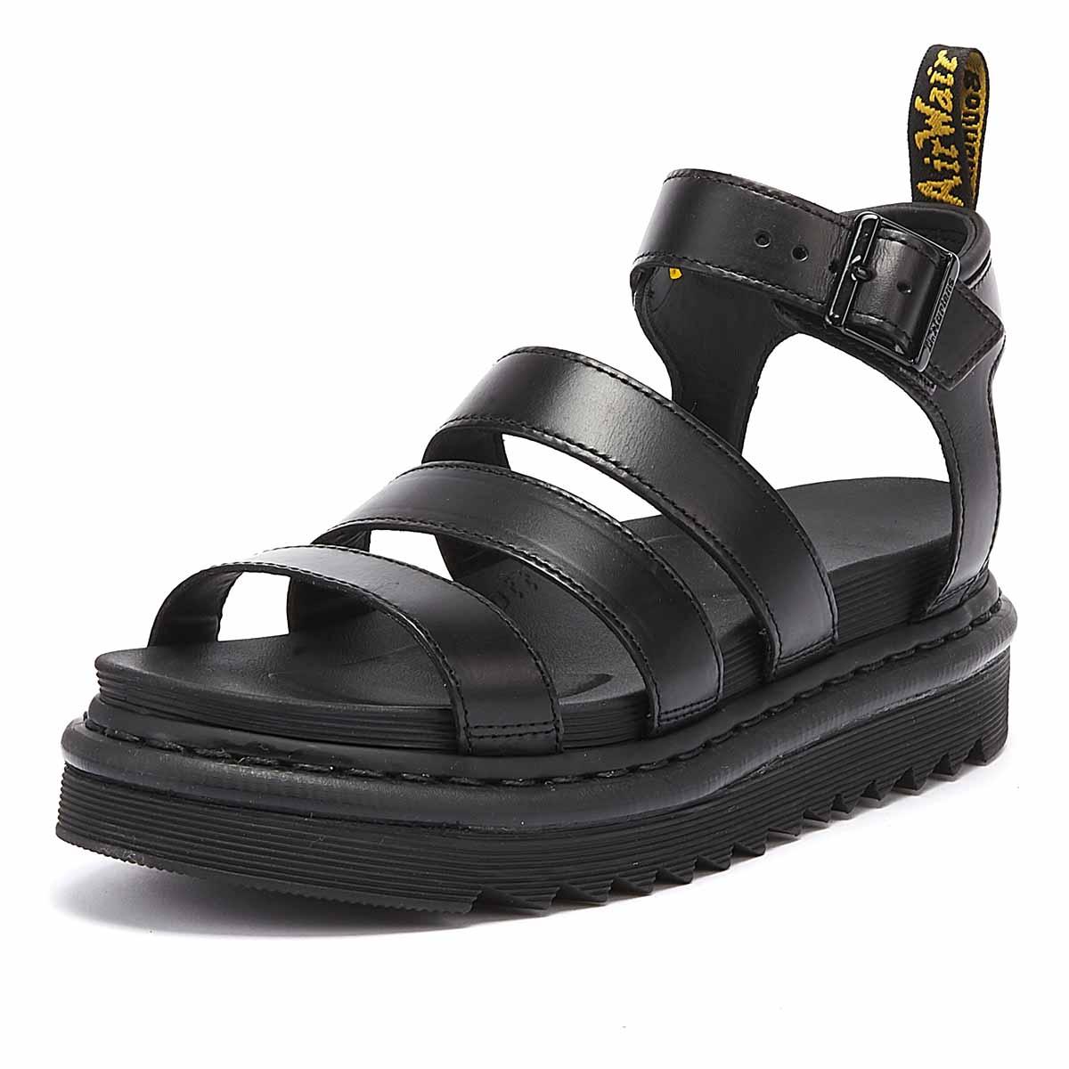 black dr marten blaire sandals