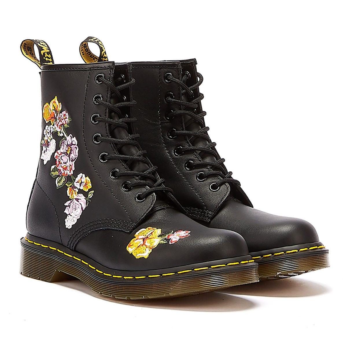 black & red 1460 vonda boots