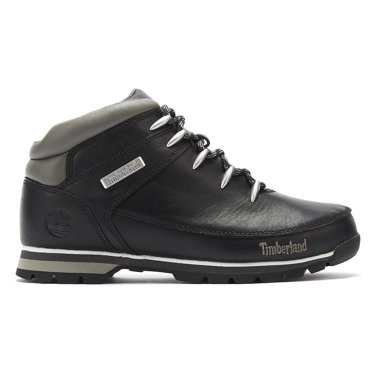 timberland black euro sprint boots