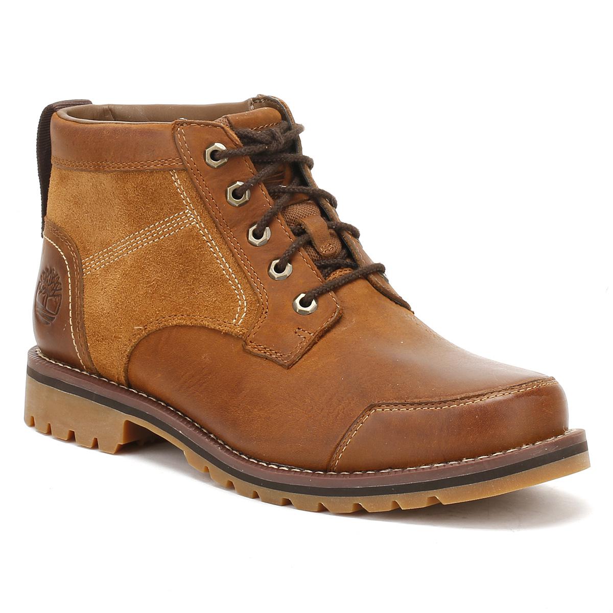 timberland larchmont mens oakwood brown chelsea boots