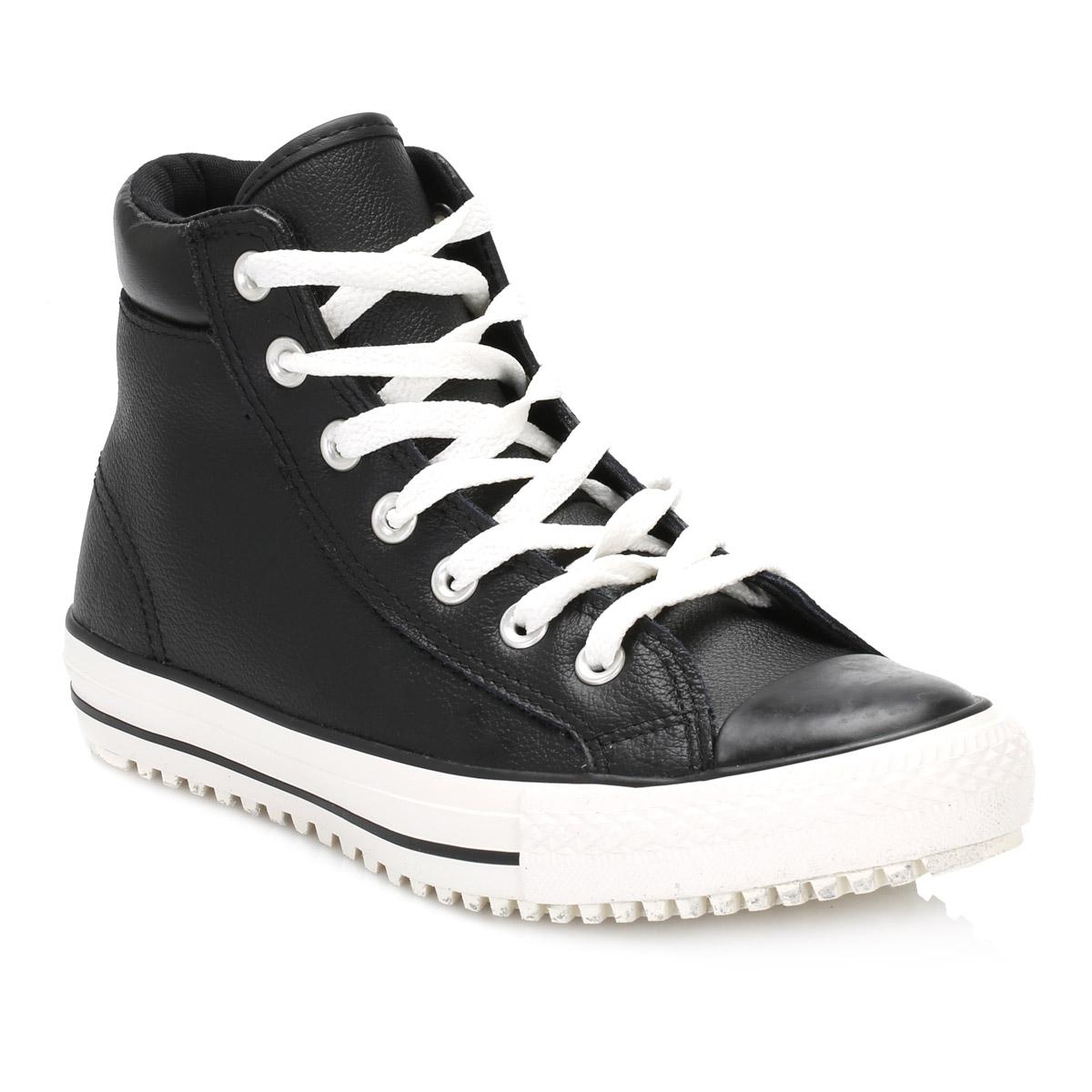 Converse Leather Womens All Star Black Chuck Taylor Thinsulate 2.0 Trainers  - Lyst