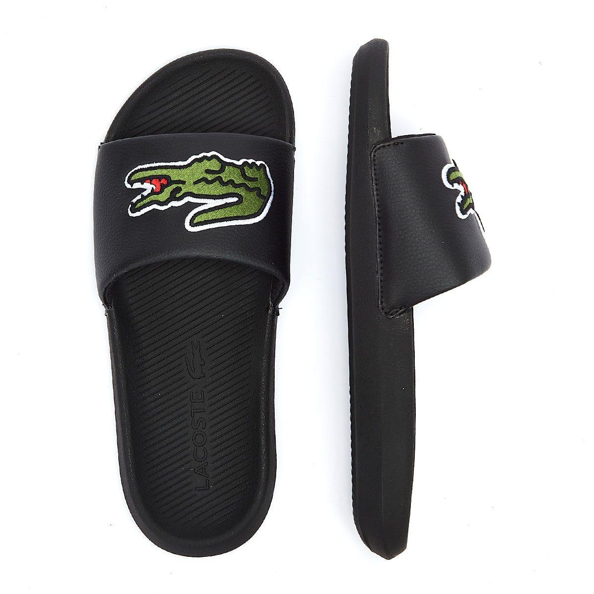 lacoste rubber slides