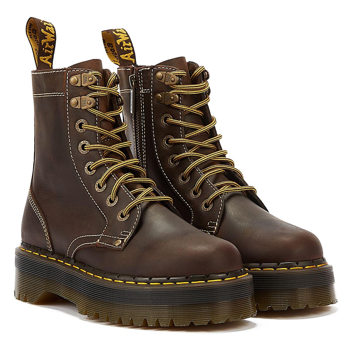 Martens Jadon Archive Crazy Horse Boots in Brown Lyst UK