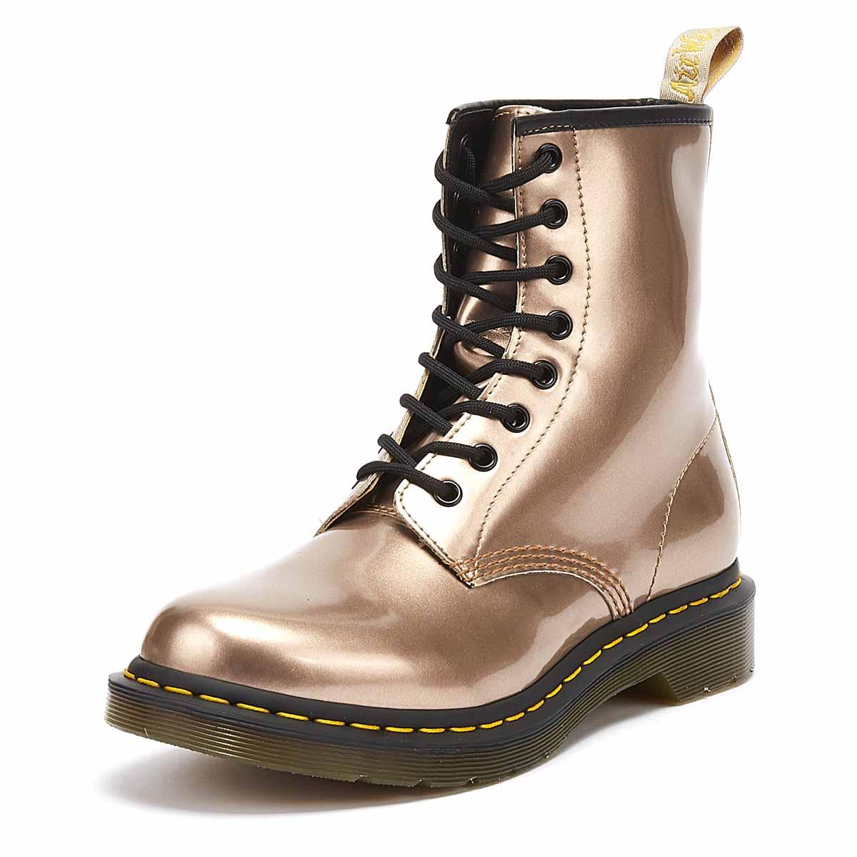 dr martens rose gold boots