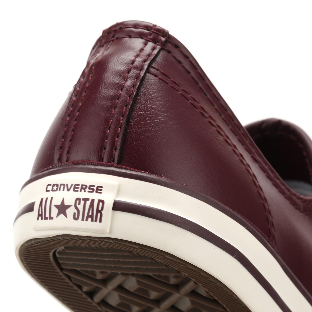 converse dainty ox burgundy