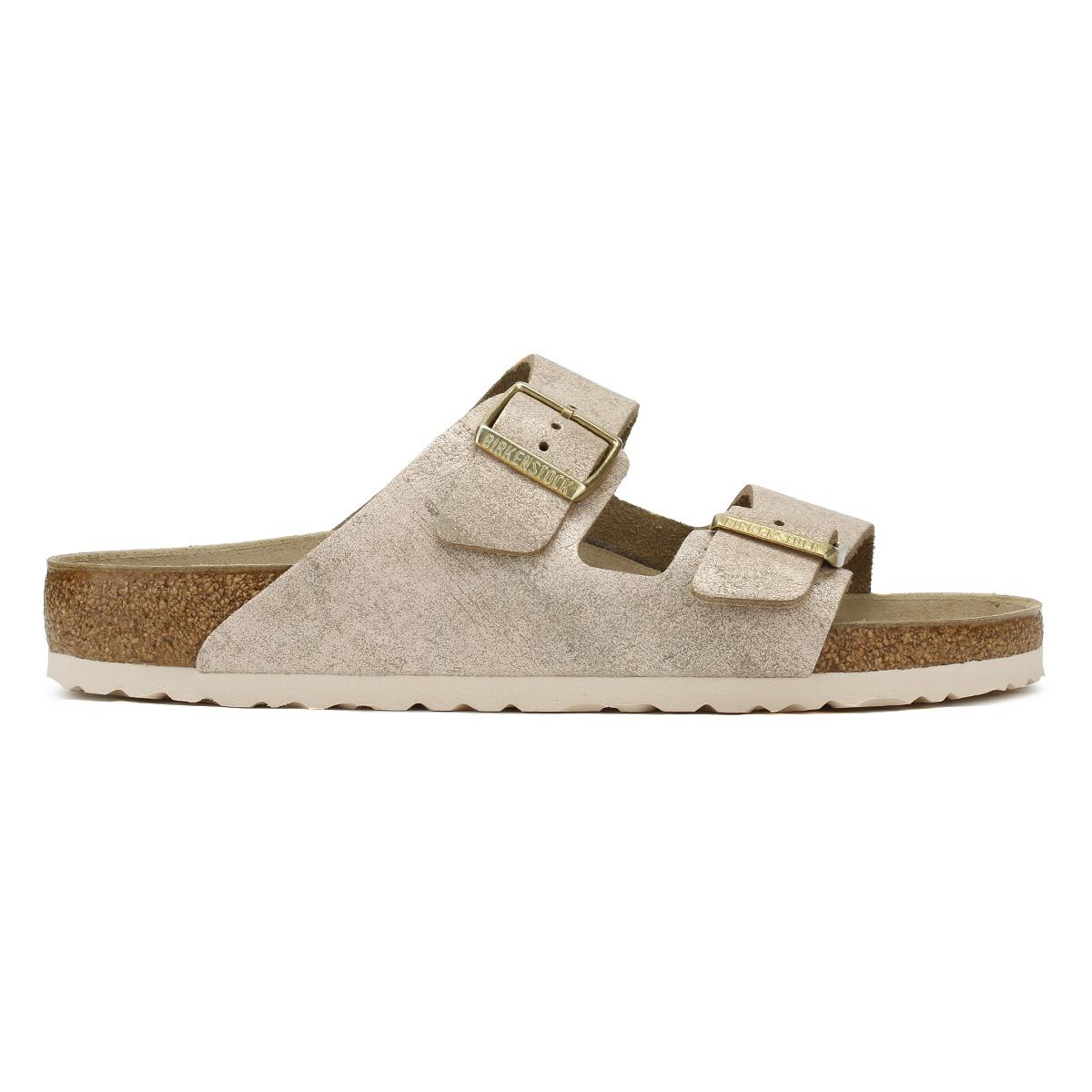 rose gold suede birkenstocks