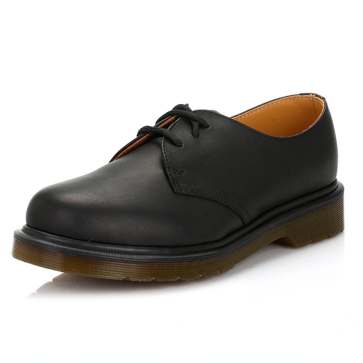 Dr. Martens Leather Dr. Martens 1461 Greasy Black Shoes for Men - Lyst