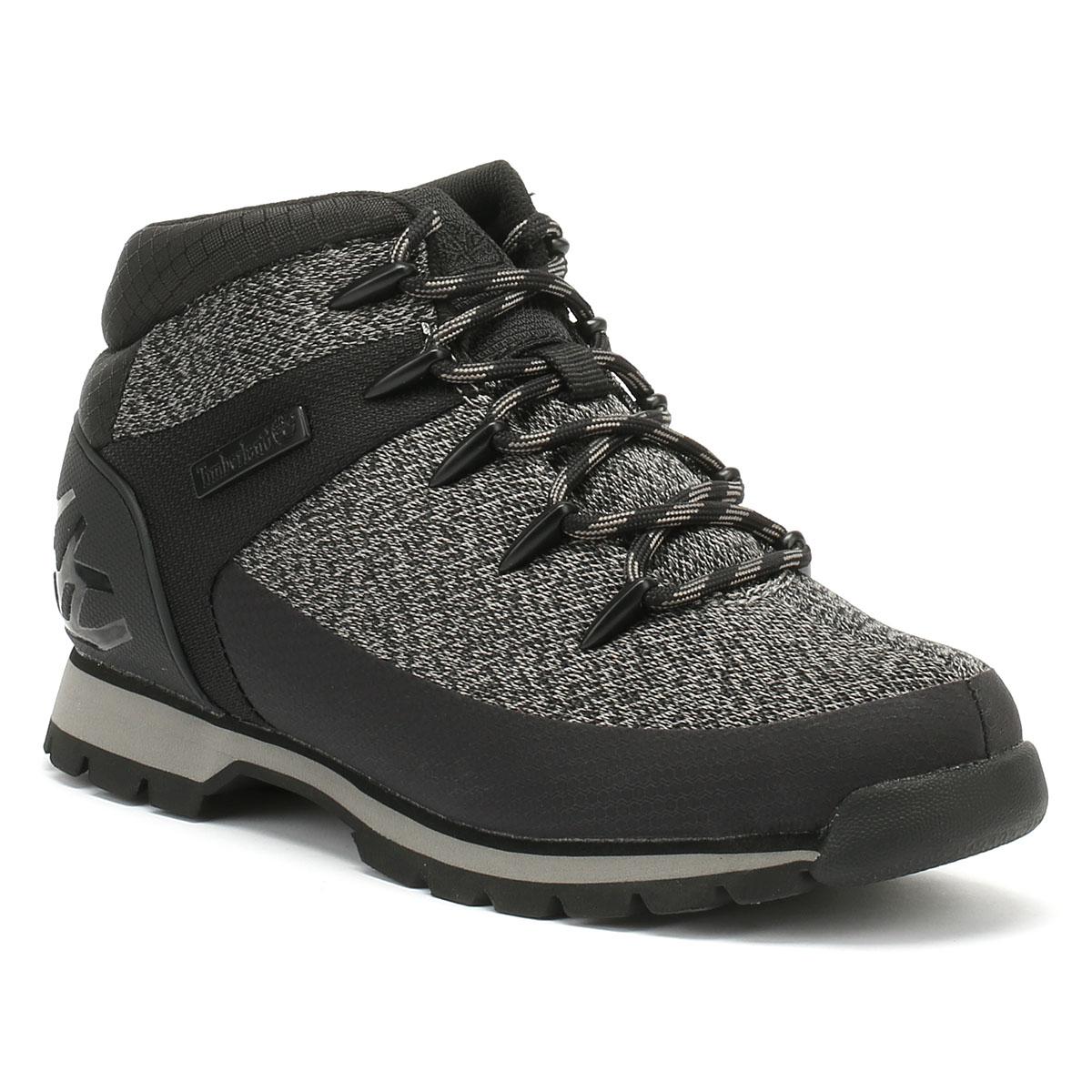 Timberland Synthetic Euro Sprint Fabric Mens Black / Grey Boots for Men -  Lyst