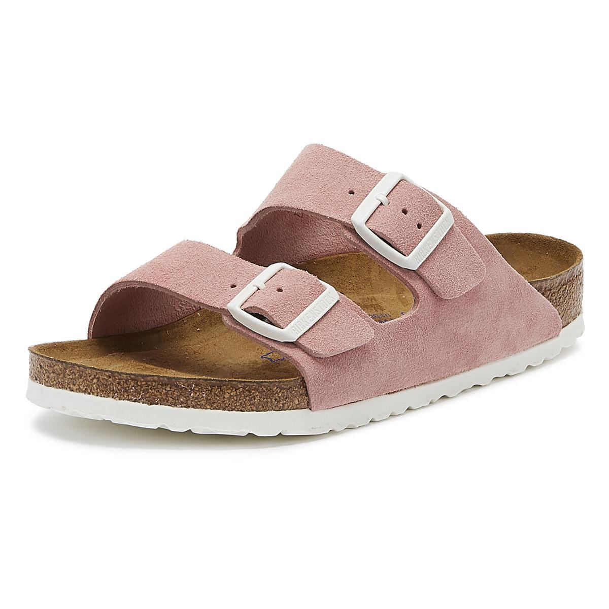 pink suede birkenstocks