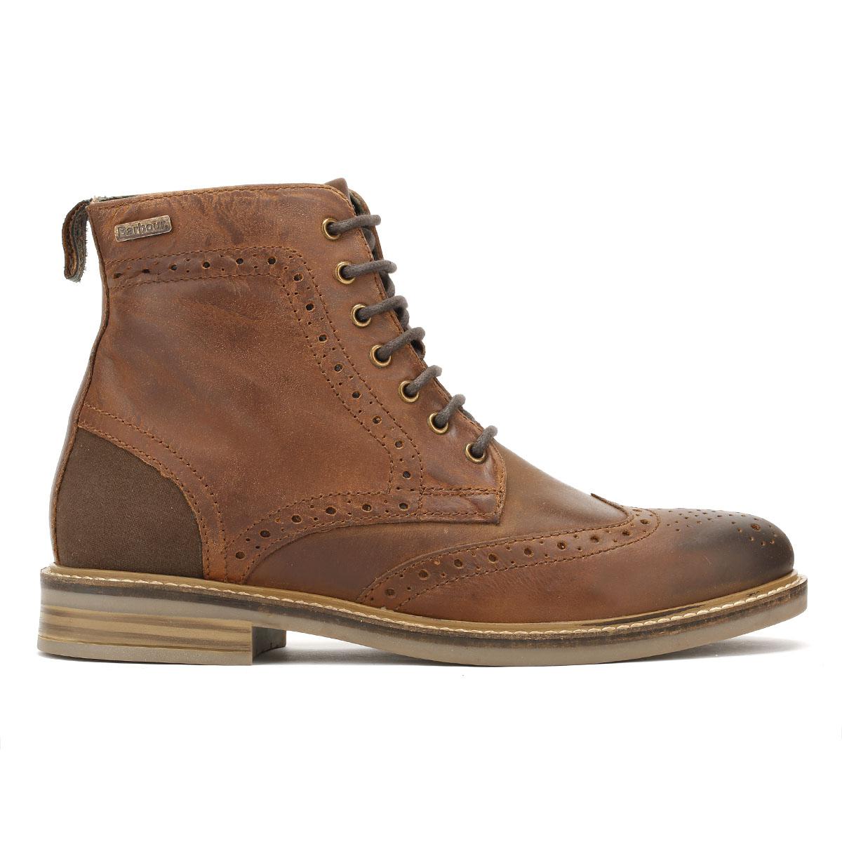 Barbour Leather Belsay Mens Boots in Brown for Men - Lyst