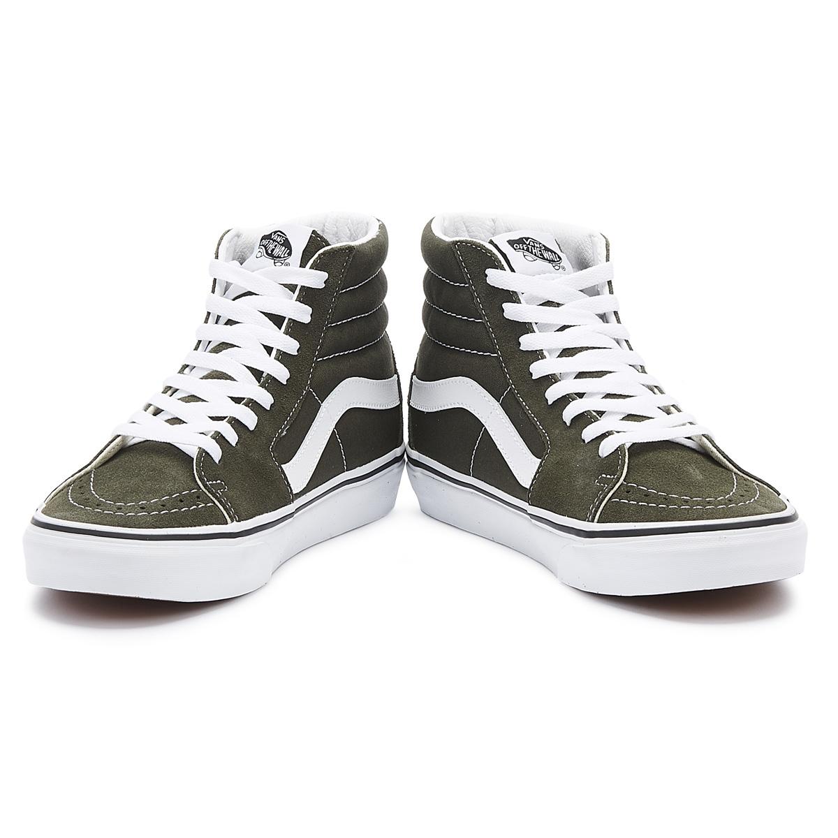 forest green high top vans