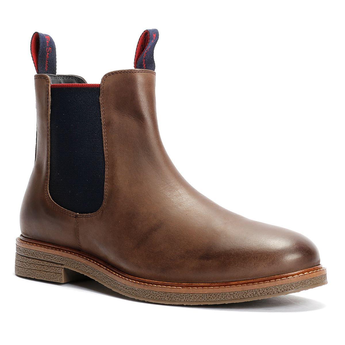 Ben Sherman® Nu Casual Wing Tip Boots Ben Sherman Alfred Brogue Leather Men main image 4