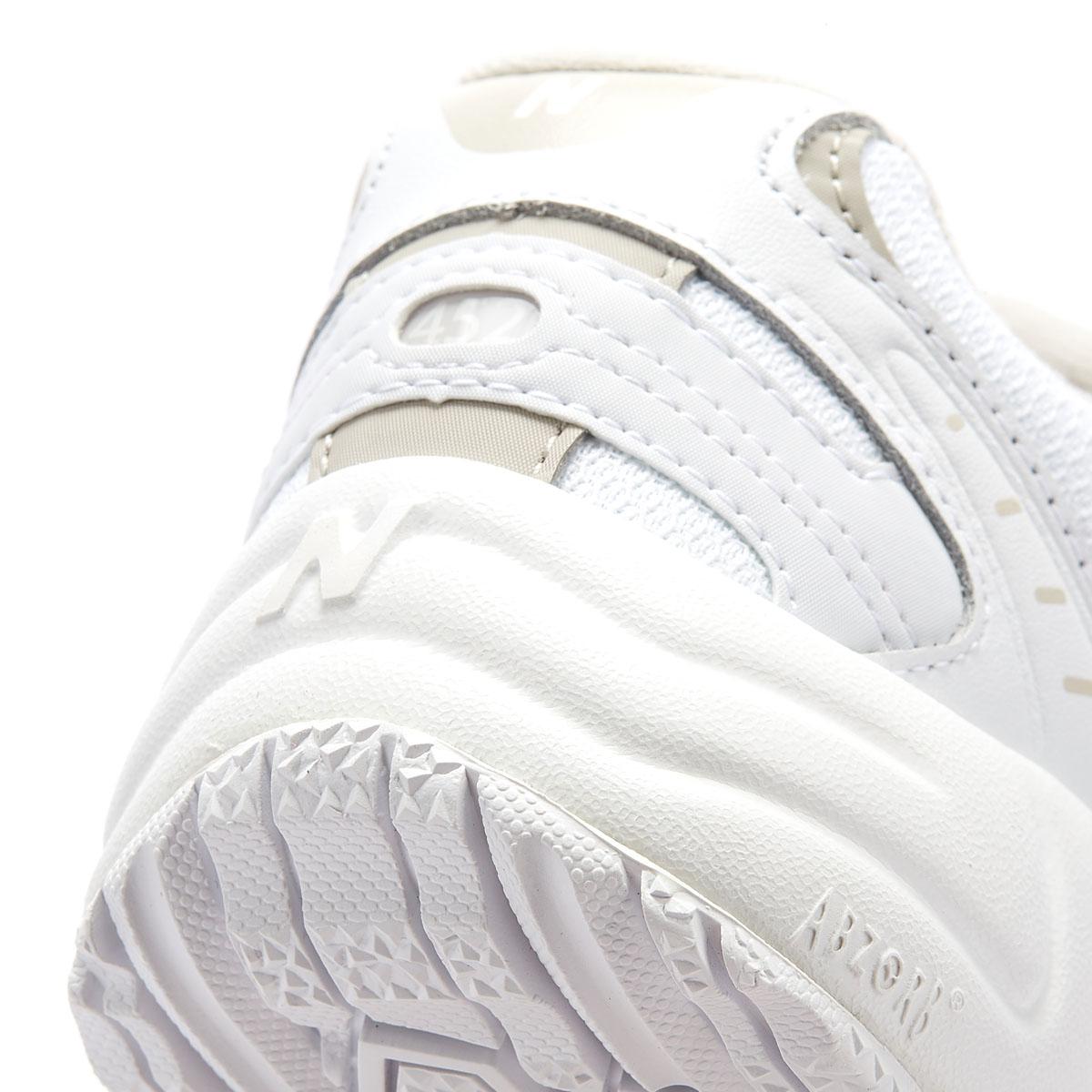 New Balance Leather 452 Womens White / Black Trainers - Lyst