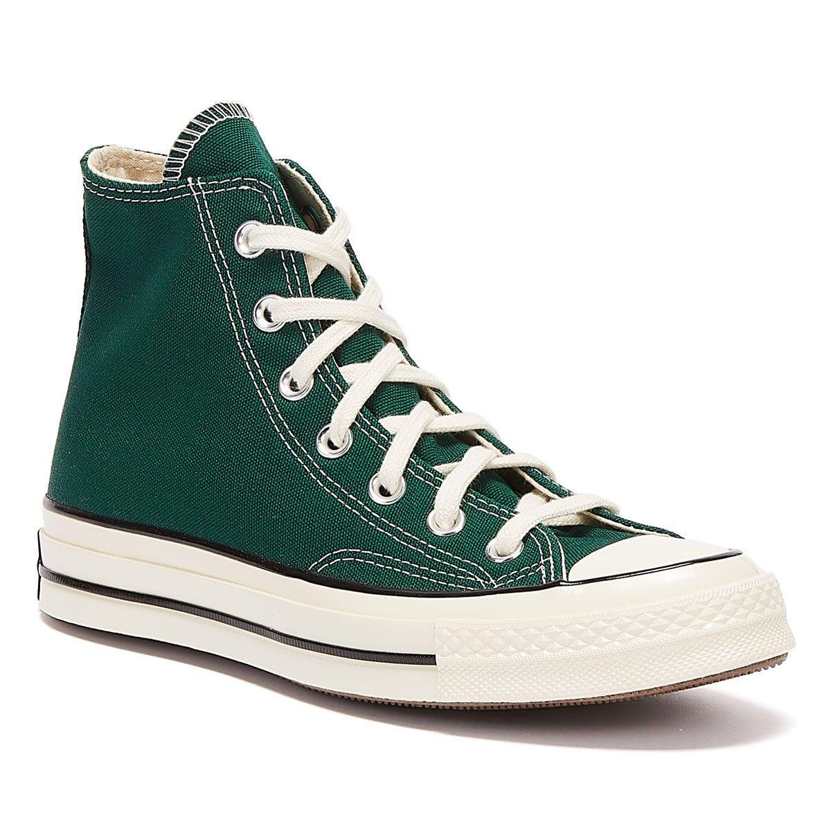 Converse Canvas Chuck 70 Hi Mens Dark Green Trainers for Men | Lyst UK