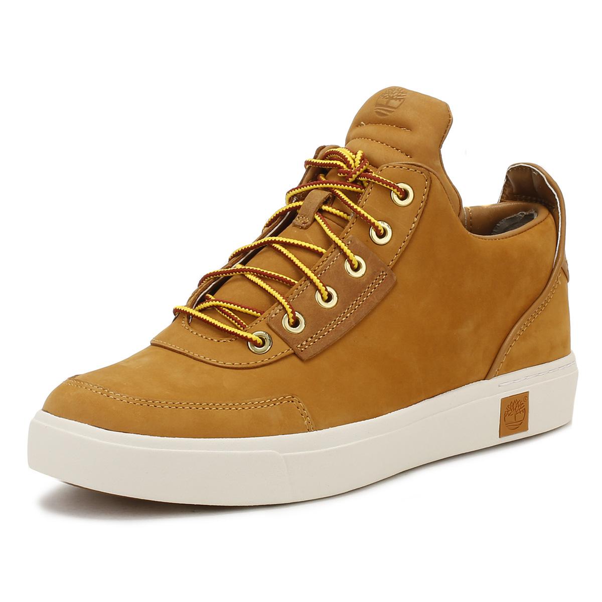 Timberland Leather Mens Wheat Amherst High Top Chukka Boots in Brown ...