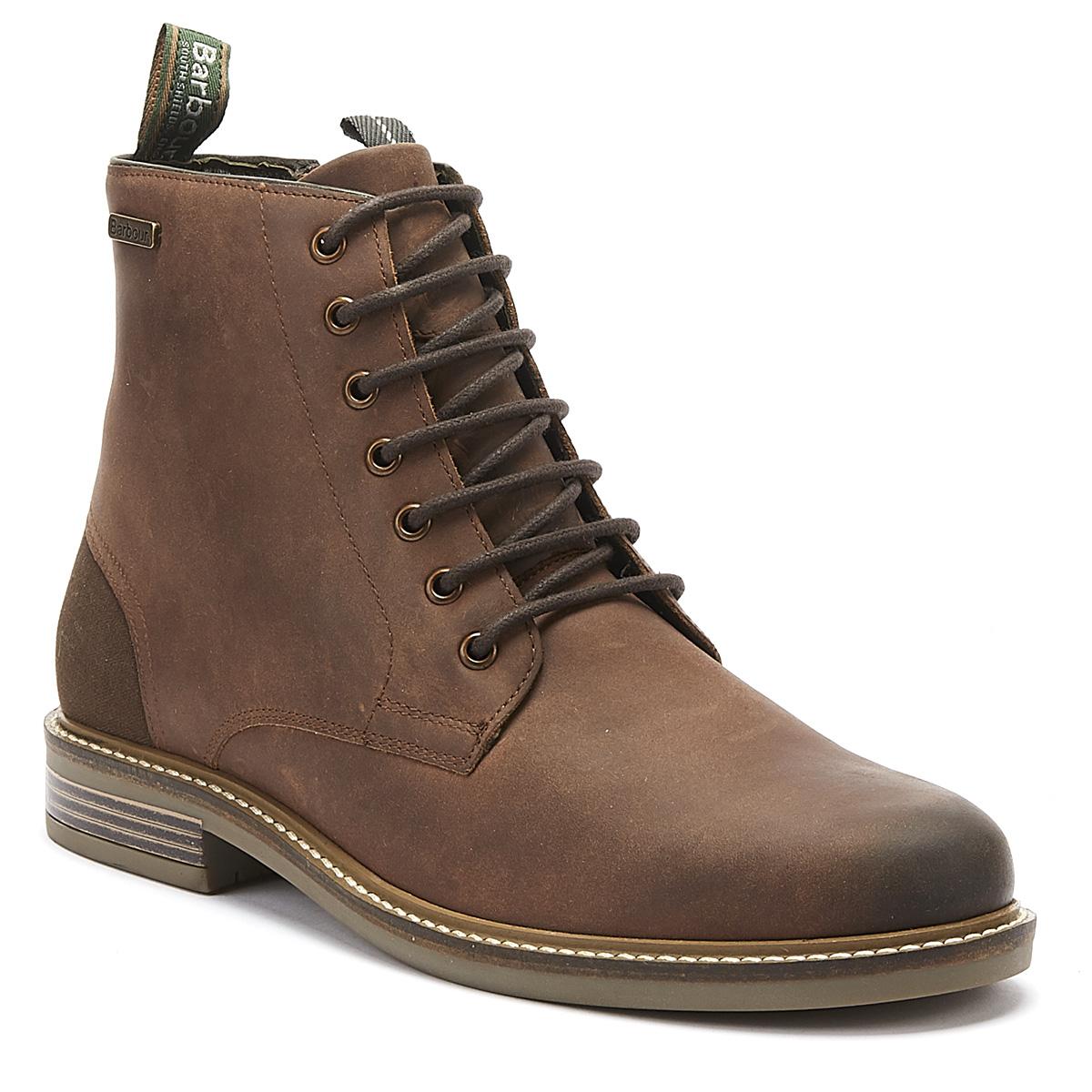 barbour mens brown boots