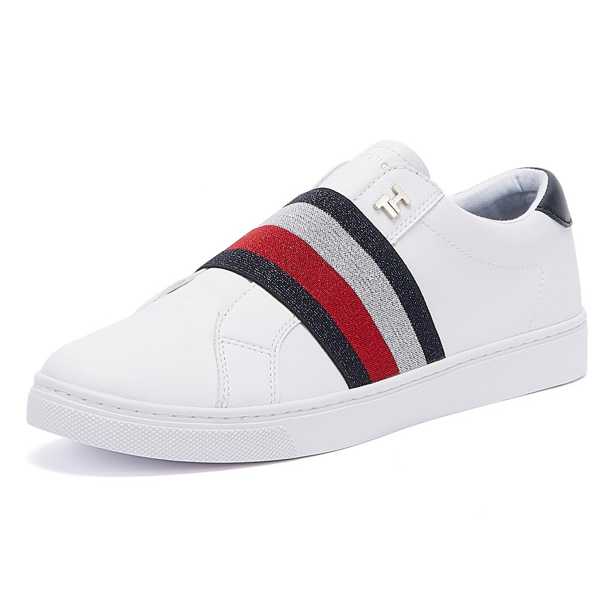 tommy hilfiger glitter slip on trainers