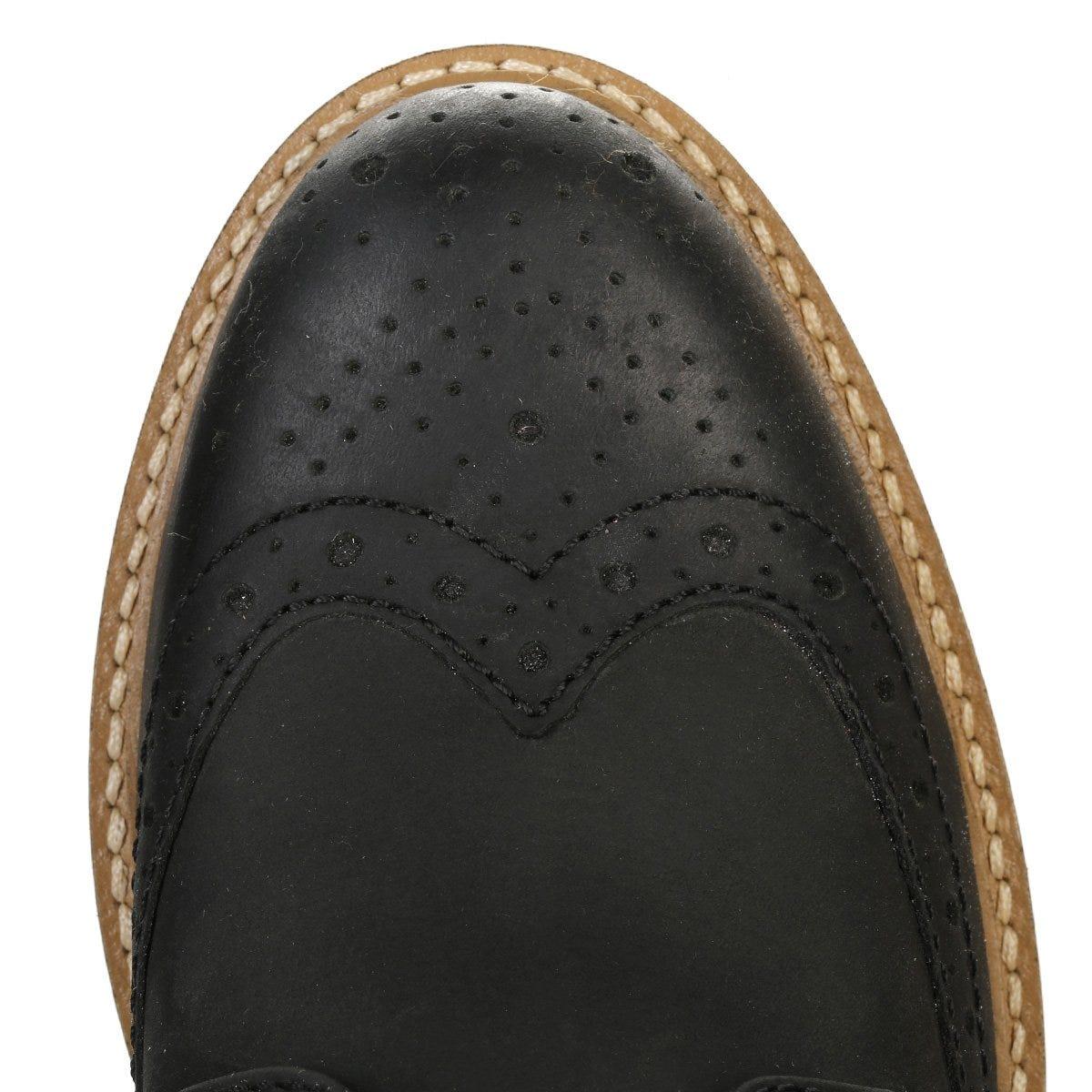 barbour mens black belsay brogue boots