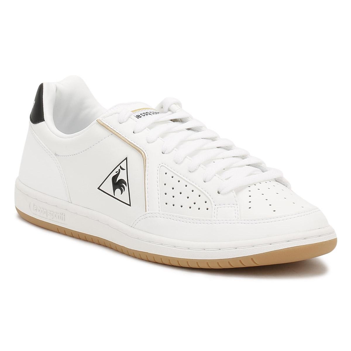 Le Coq Sportif Leather Mens Optical White / Black Icons Trainers for ...