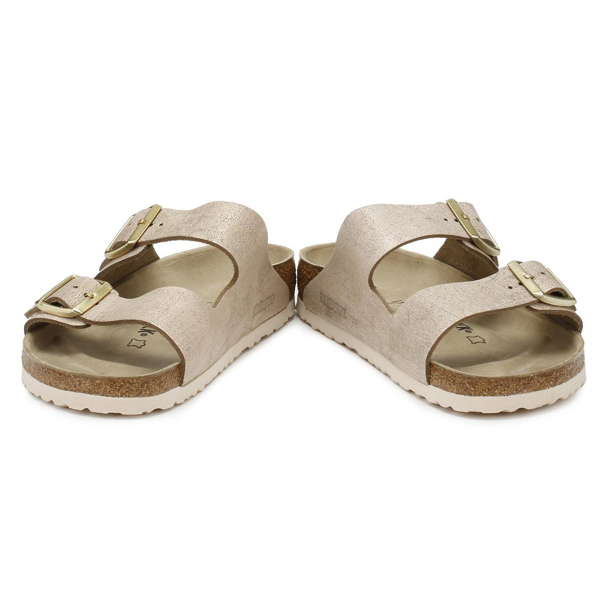 birkenstock rose gold metallic