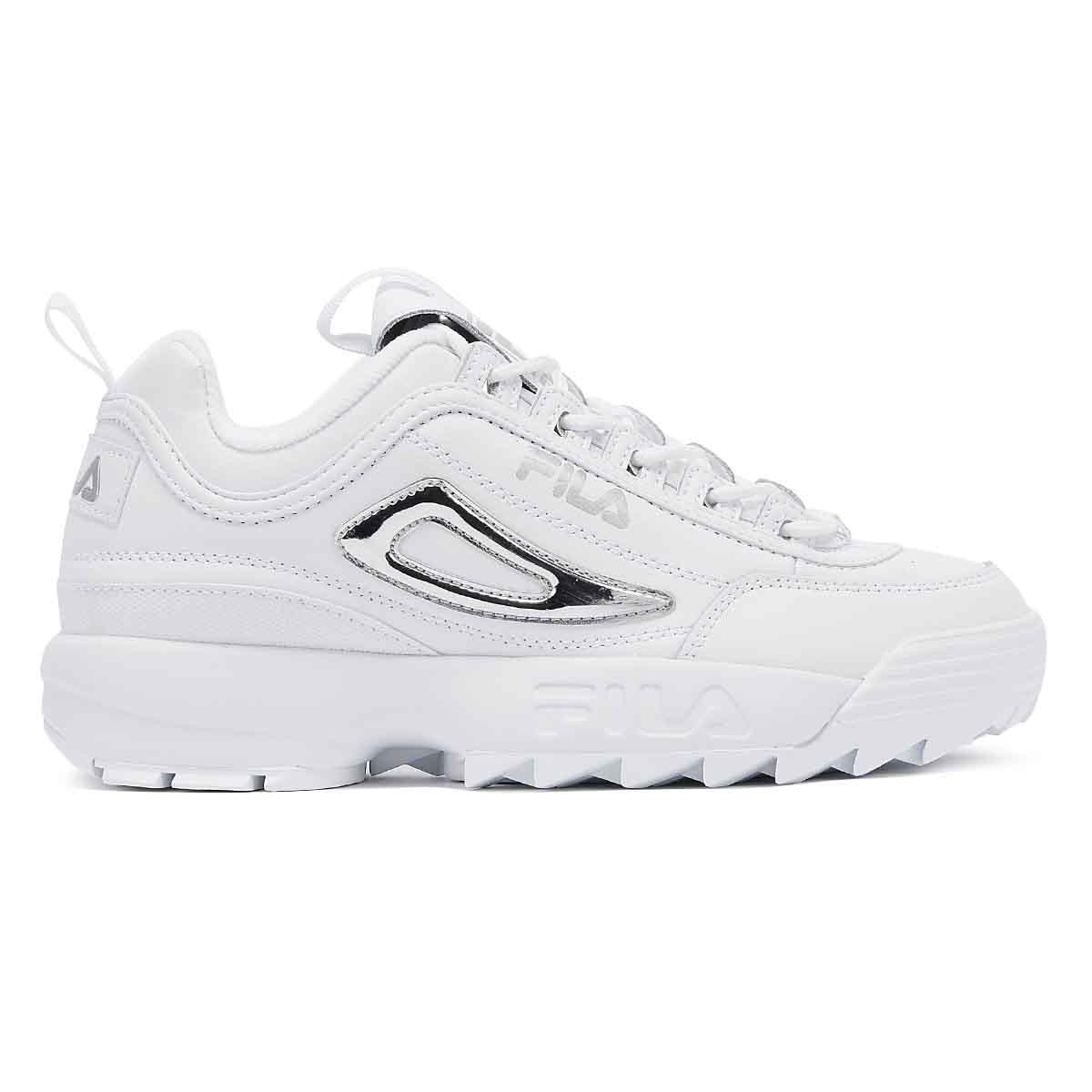 fila disruptor 2 metallic silver