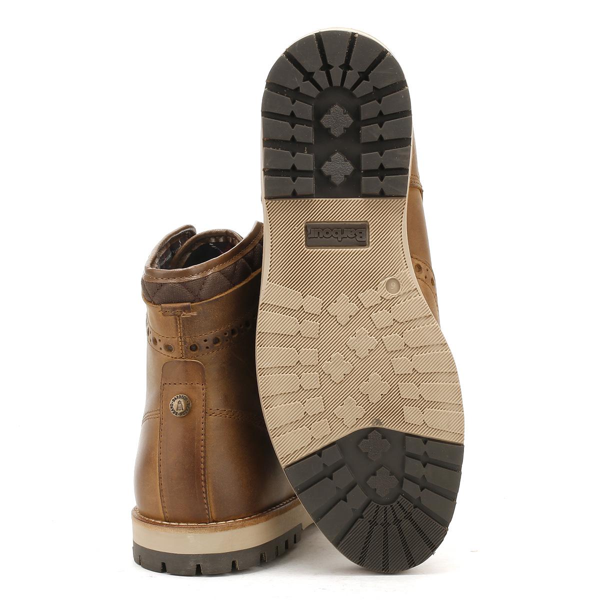 barbour mens brown boots