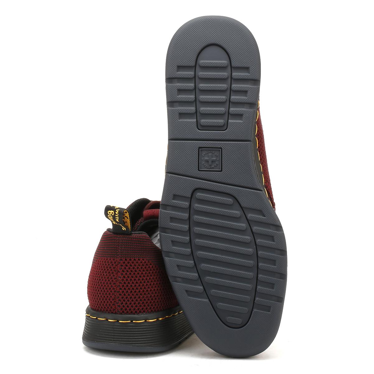 Dr. Martens Dr. Martens Oxblood / Black Cavendish Knit Shoes in Red for Men  | Lyst UK